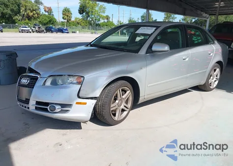 2007 Audi A4 2.0T из США, поврежденный, VIN WAUAF78E67A063908